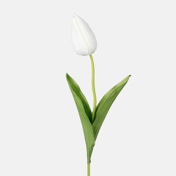 Kermanvärinen tekotulppaani 50 cm - Tekokukat