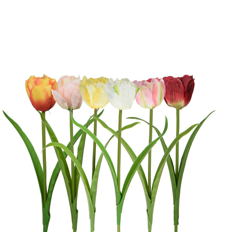 Tekotulppaani satunnainen väri 49 cm - Tekokukat