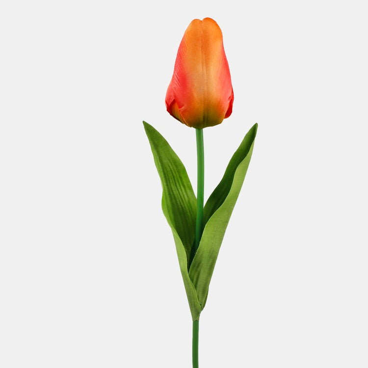Oranssi tekotulppaani 67 cm - Tekokukat