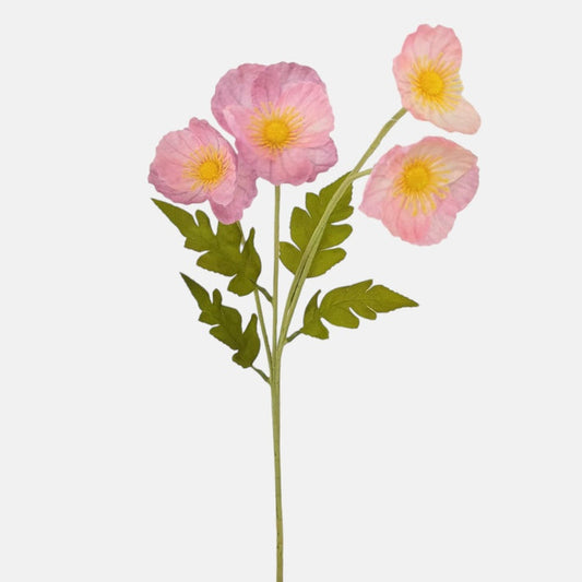 Vaaleanpunainen anemone tekokukka 58 cm - Tekokukat