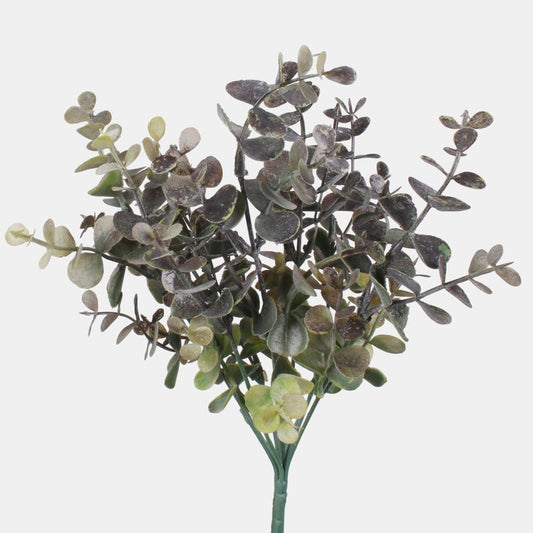 Eukalyptus tekokukkakimppu harmaa-vaaleanruskea 35 cm - Tekokukat
