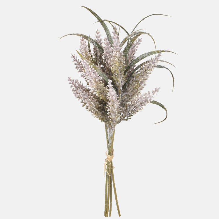 Harmaa lythrum tekokukkakimppu 43 cm - Tekokukat