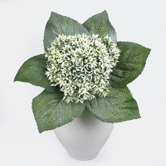 Hortensia tekokukkakimppu valkoinen 31 cm - Tekokukat