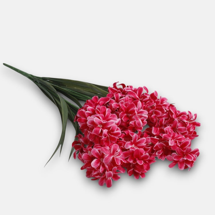 Hyasintti tekokukkakimppu 65 cm - Tekokukat