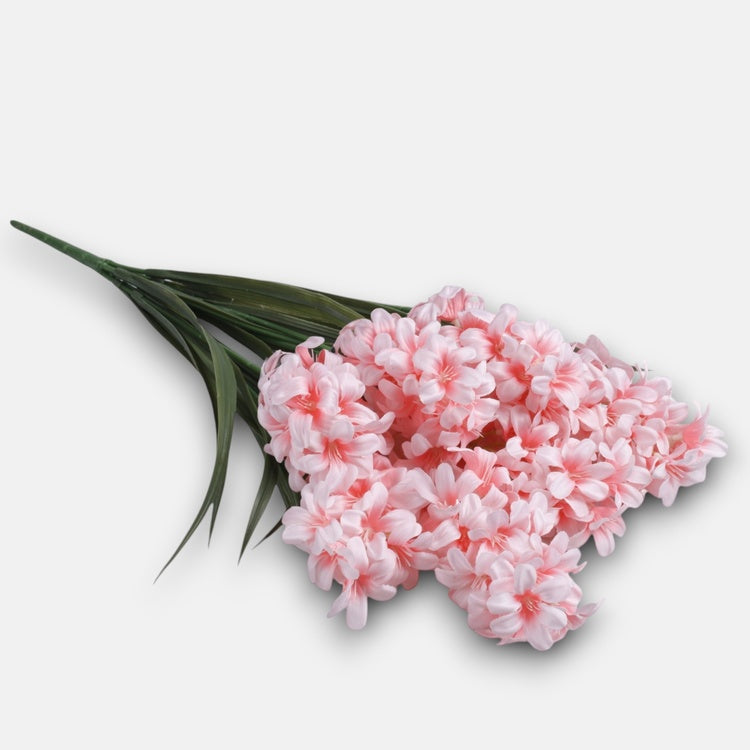 Vaaleanpunainen hyasintti tekokukkakimppu 65 cm - Tekokukat