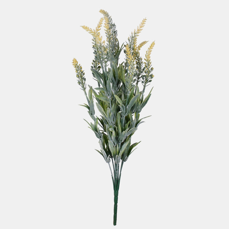 Keltainen laventeli tekokukkakimppu 52 cm - Tekokukat