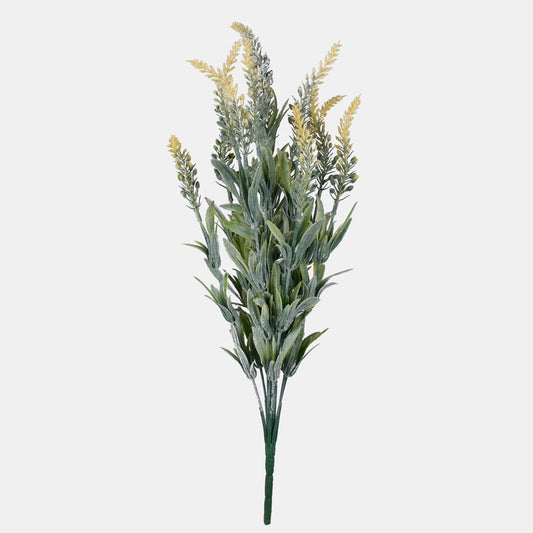Keltainen laventeli tekokukkakimppu 52 cm - Tekokukat