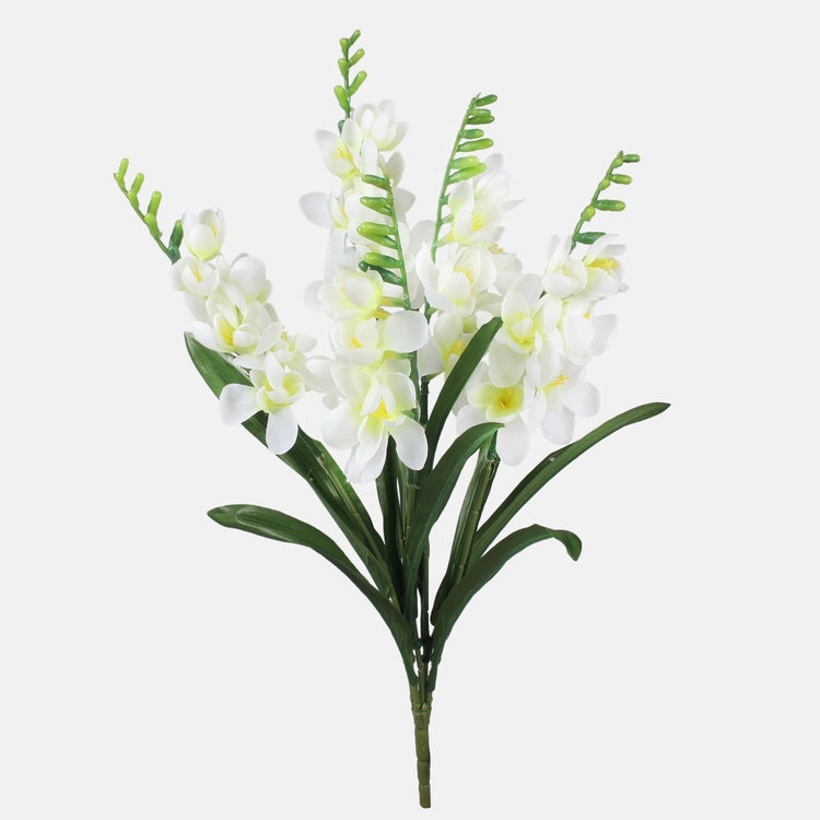 Kreemfreesia kunstlillebukett 51 cm - Kunstlilled