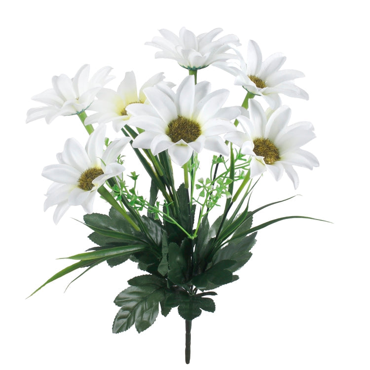 Kermanvärinen gerbera tekokukkakimppu 37 cm - Tekokukat