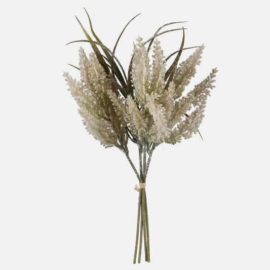 Kermanvärinen lythrum tekokukkakimppu 43 cm - Tekokukat