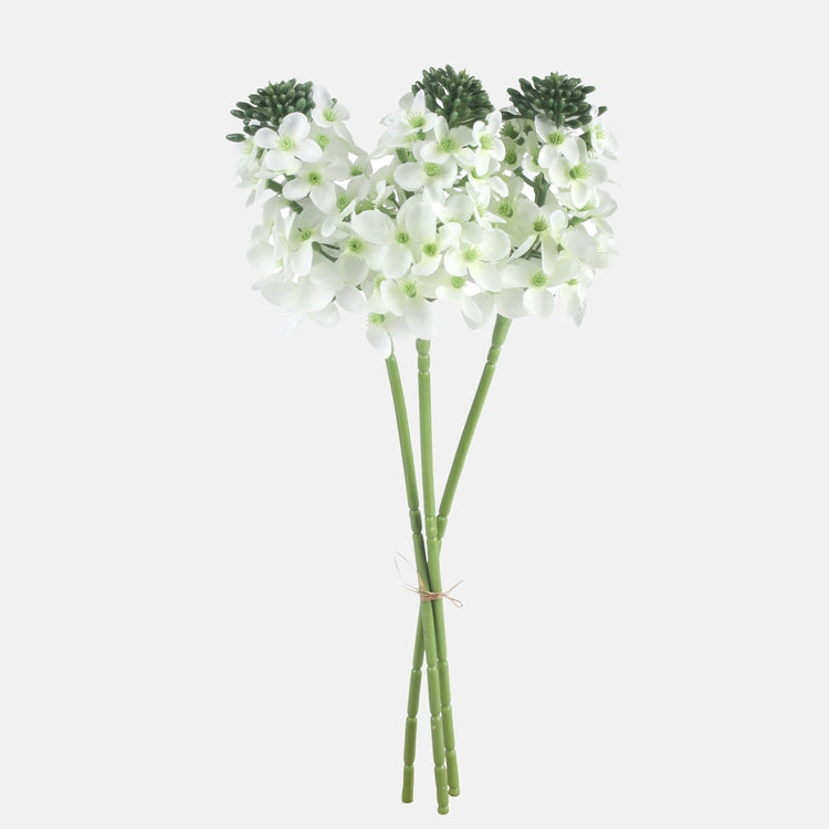 Kermanvärinen tuberoosa tekokukkakimppu 38.5 cm - Tekokukat