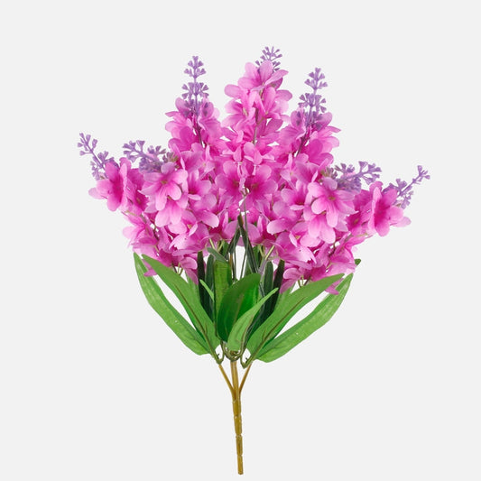 Lillavärvi liilia kunstlillekimp 38 cm - Kunstlilled