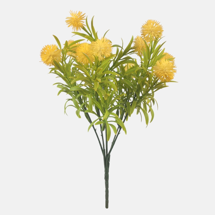 Ohdake tekokukkakimppu keltainen 31 cm - Tekokukat