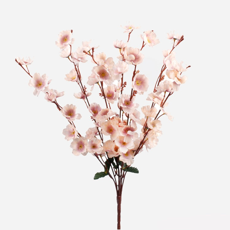 Omenapuun tekokukkakimppu persikka-mauve 54 cm - Tekokukat