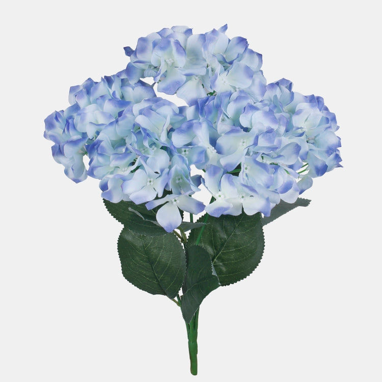 Sininen hortensia tekokukkakimppu 42 cm - Tekokukat