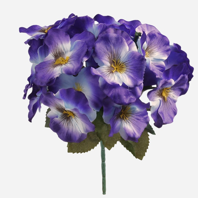Sinililla kunstlillekimp 26 cm - Kunstlilled