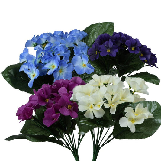 Kunstlillebukett violetne kreem 28 cm - Kunstlilled