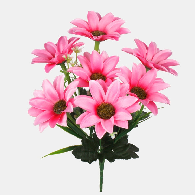 Vaaleanpunainen gerbera tekokukkakimppu 37 cm - Tekokukat
