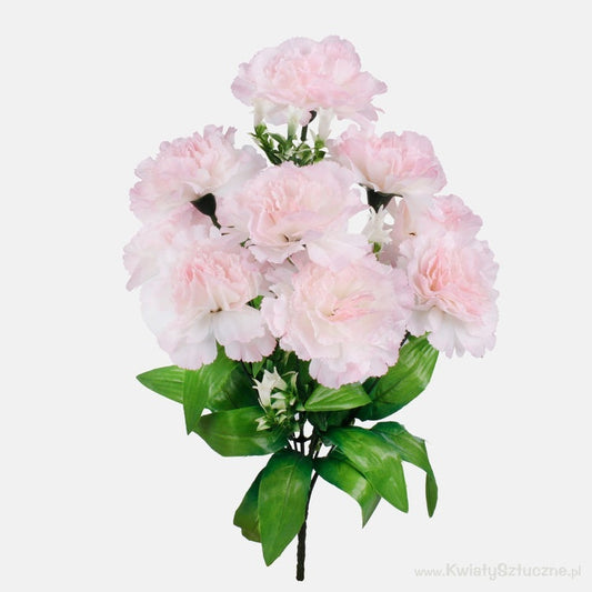Vaaleanpunainen neilikka tekokukkakimppu 40 cm - Tekokukat