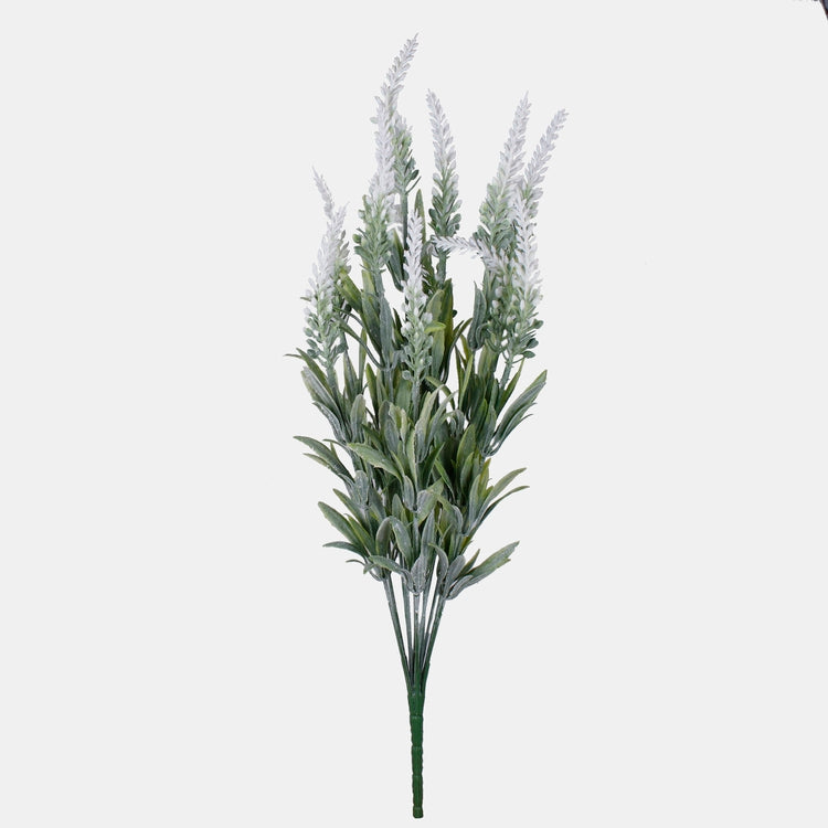 Valge lavendli kunstlillekimp 52 cm - Kunstlilled