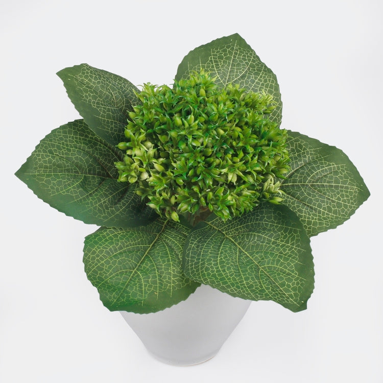 Green Hortensia kunstlillekimp 31 cm - Kunstlilled