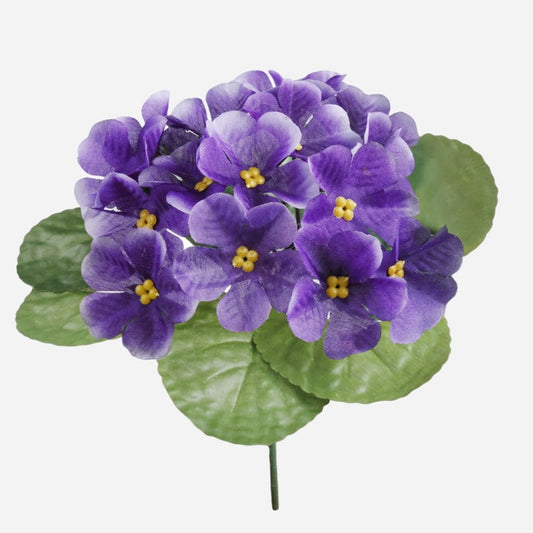 Violetti tekokukkakimppu 20 cm - Tekokukat