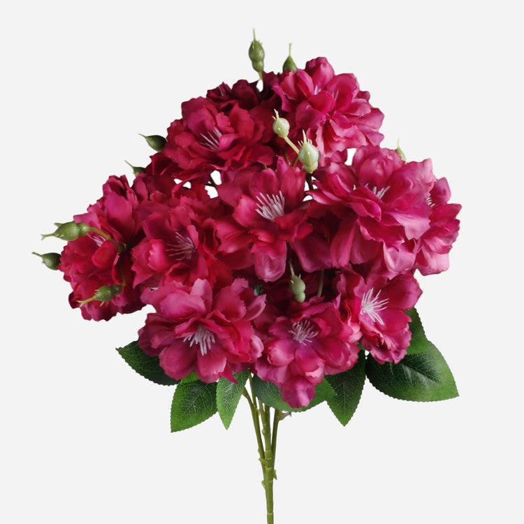 Viininpunainen atsalea tekokukka 76 cm - Tekokukat