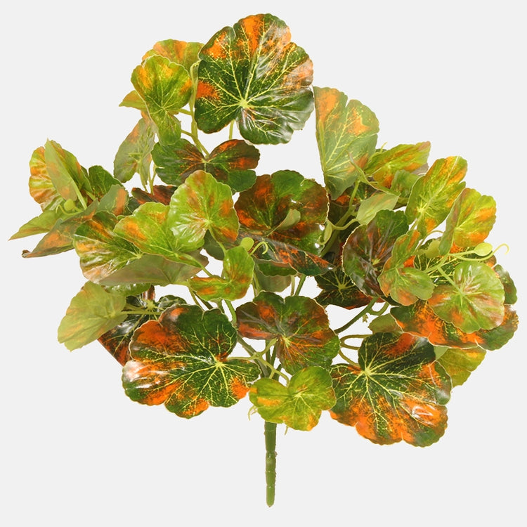 Begonia tekokasvi vihreä-oranssi 38 cm - Tekokukat