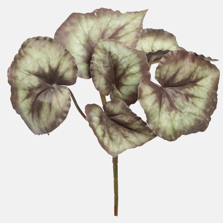 Begonian tekokasvin oksa vihreä 30 cm - Tekokukat