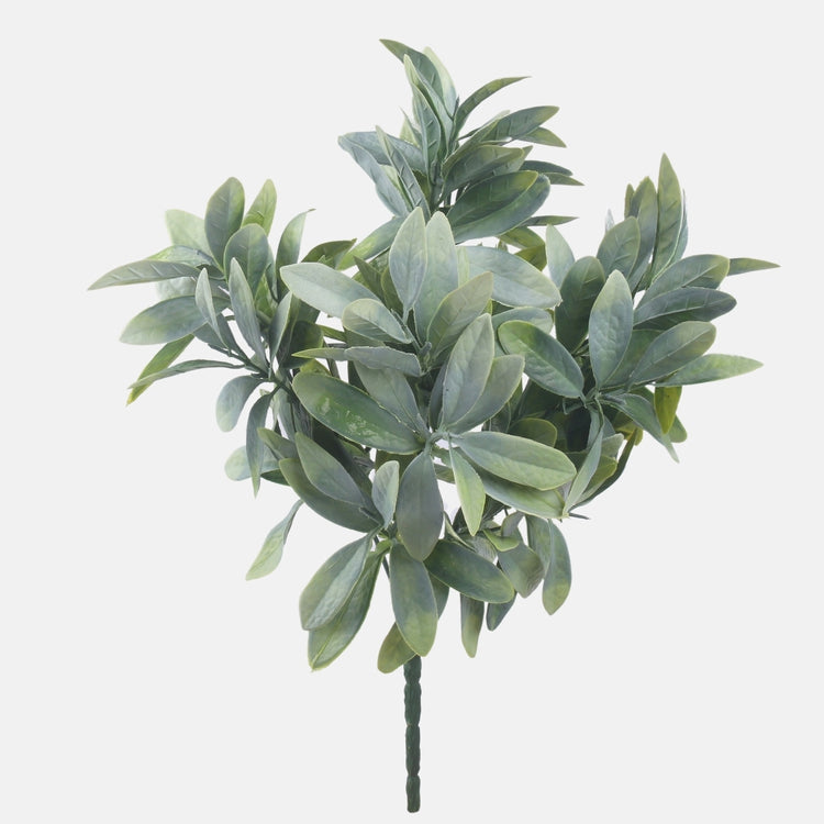 Roheline-valge loorberist kunstbukett 33 cm - Kunstlilled