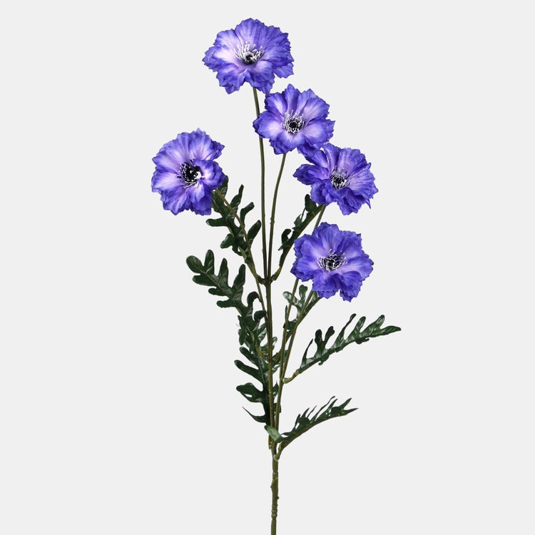 Tummansininen ruiskaunokki tekokukka 93 cm - Tekokukat