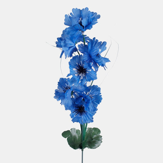 Sinine rukkilill kunstlill 40 cm - Kunstlilled
