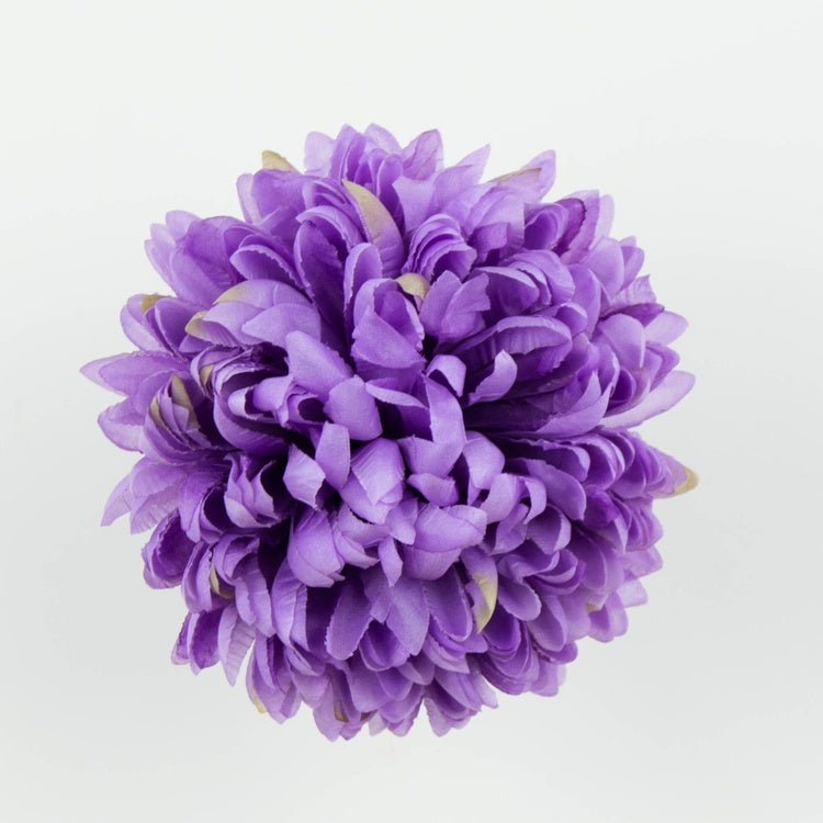 Lilla krüsanteemi kunstlillepea Ø14 cm - Kunstlilled