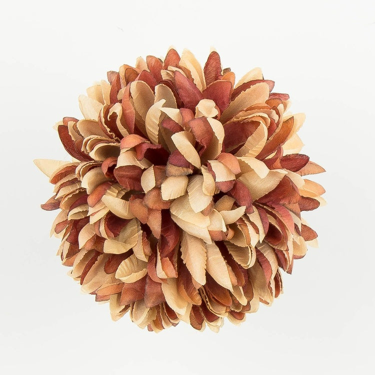 Krüsanteemi kunstlillepea pruun-beež Ø14 cm - Kunstlilled