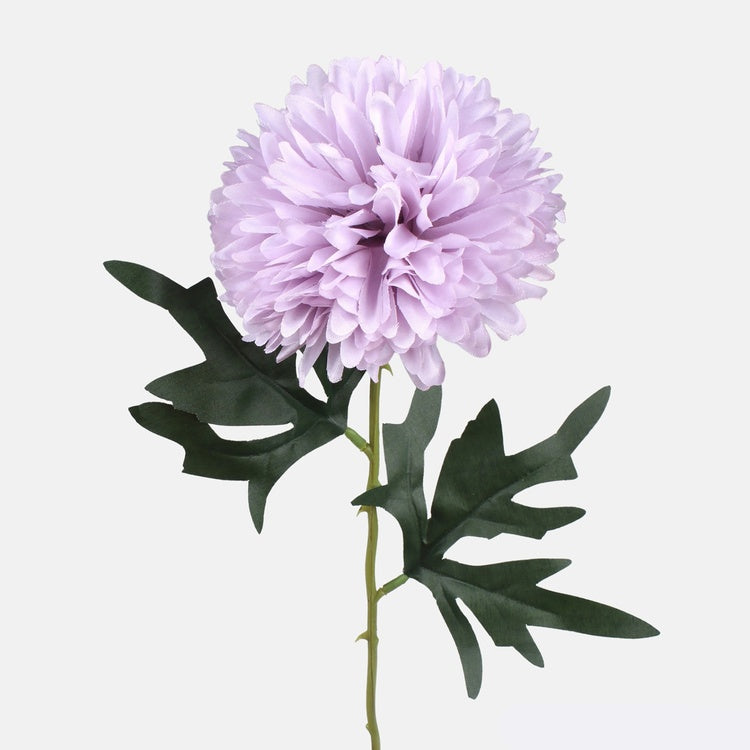 Liilanvärinen krysanteemi tekokukka 55 cm - Tekokukat