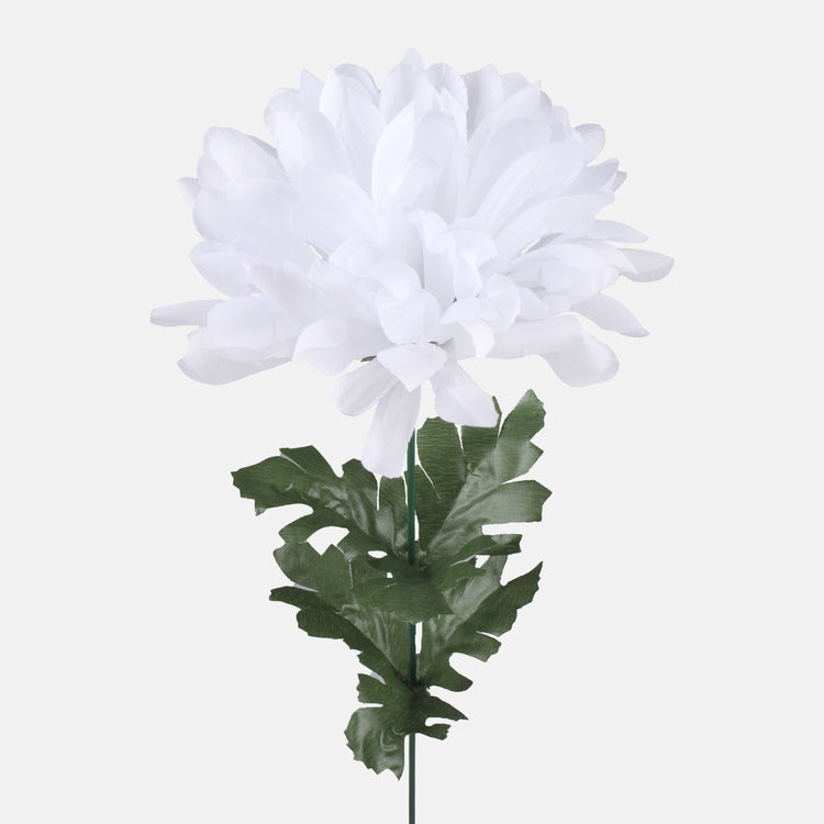 Valkoinen krysanteemi tekokukka 52 cm - Tekokukat