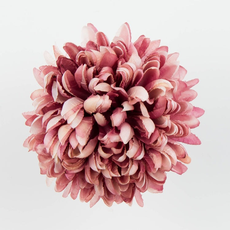 Roosa krüsanteemi õiepea Ø14 cm - Kunstlilled