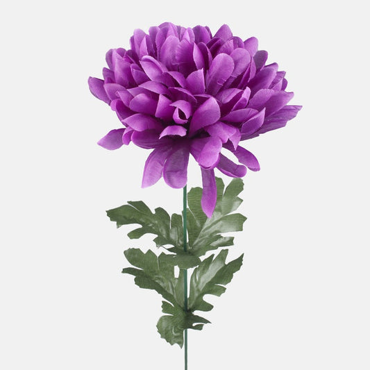 Liilanvärinen krysanteemi tekokukka 52 cm - Tekokukat