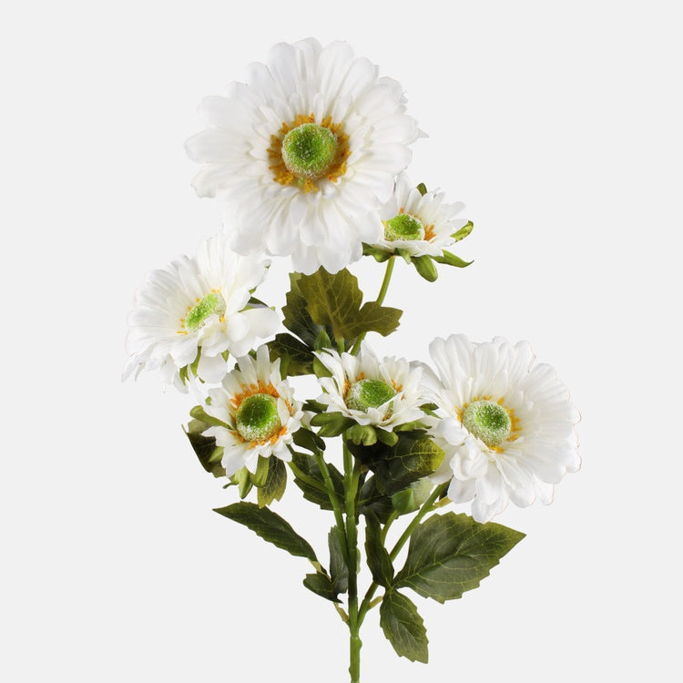 Kermanvärinen gerbera tekokukkaoksa 66 cm - Tekokukat
