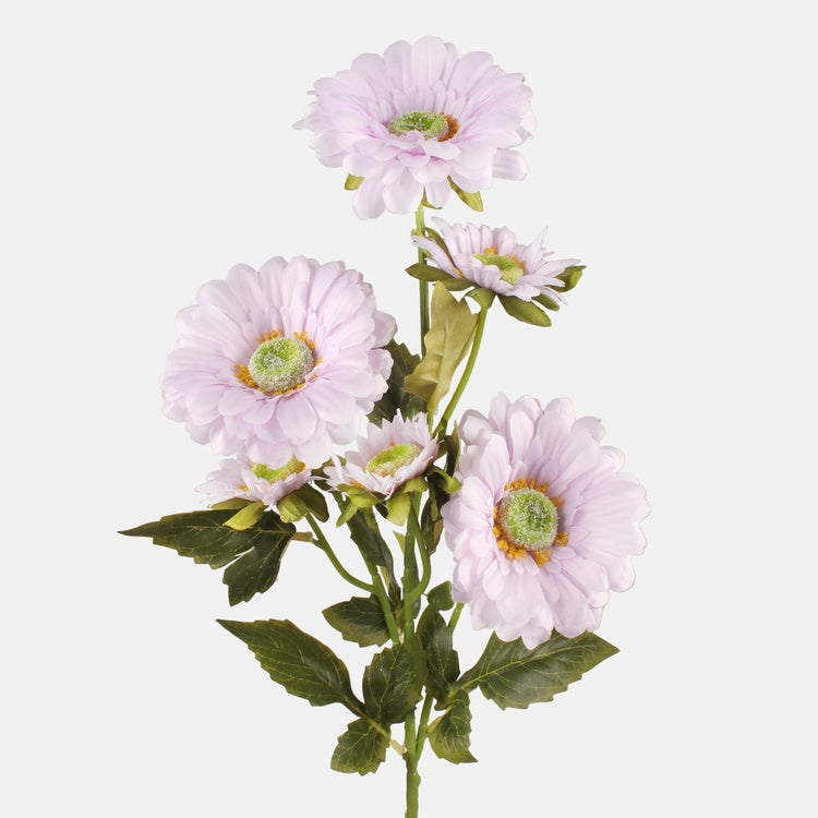 Vaaleanliila gerbera tekokukkaoksanippu 66 cm - Tekokukat