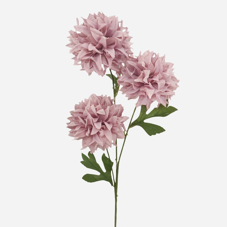 Malvanvärinen daalia tekokukka 65 cm - Tekokukat