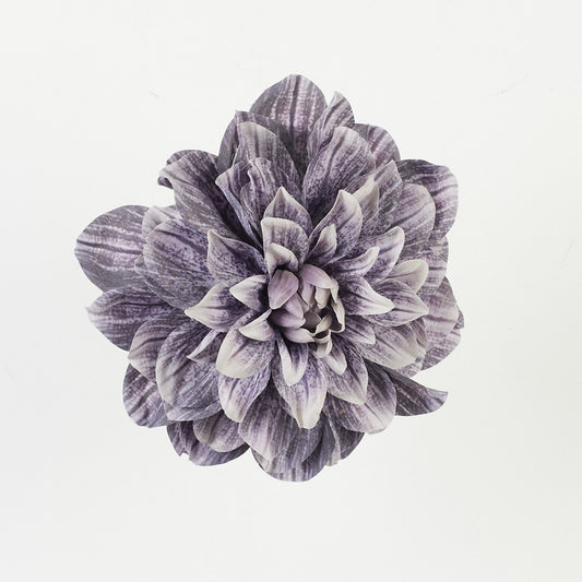 Daalia tekokukan pää harmaanvioletti Ø17 cm - Tekokukat