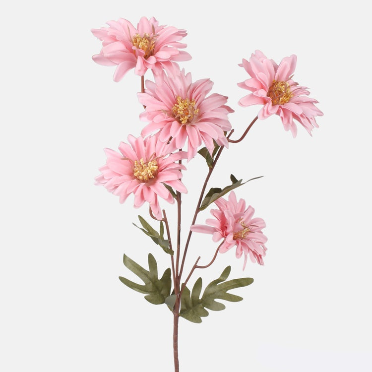 Vaaleanpunainen dahlia tekokukkaoksa 75 cm - Tekokukat