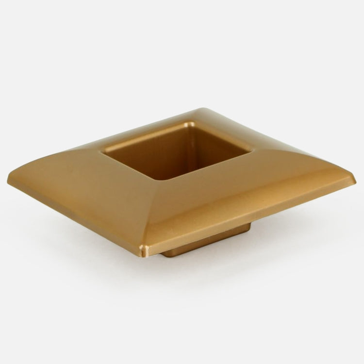 Kullanvärinen muovikukkaruukku 17 cm - Tekokukat