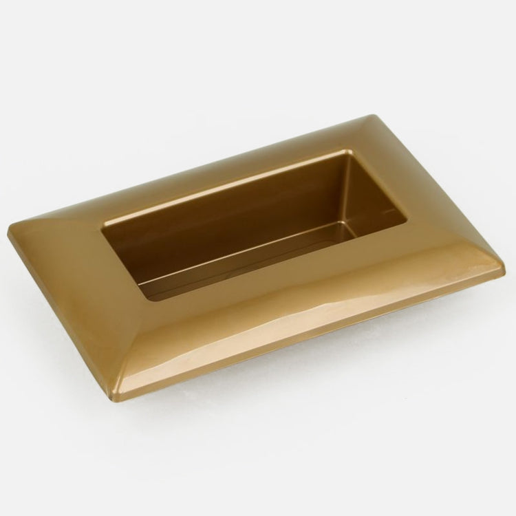Kullanvärinen muovinen kukkalaatikko 28 cm - Tekokukat