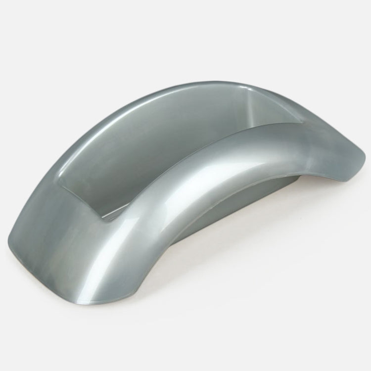 Hopeanvärinen kukkaruukku 34 cm - Tekokukat
