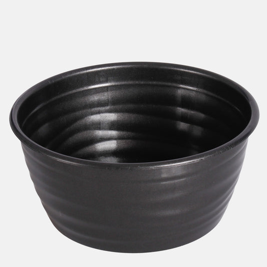 Grafiitinharmaa kukka-astia muovi Ø23 cm - Tekokukat