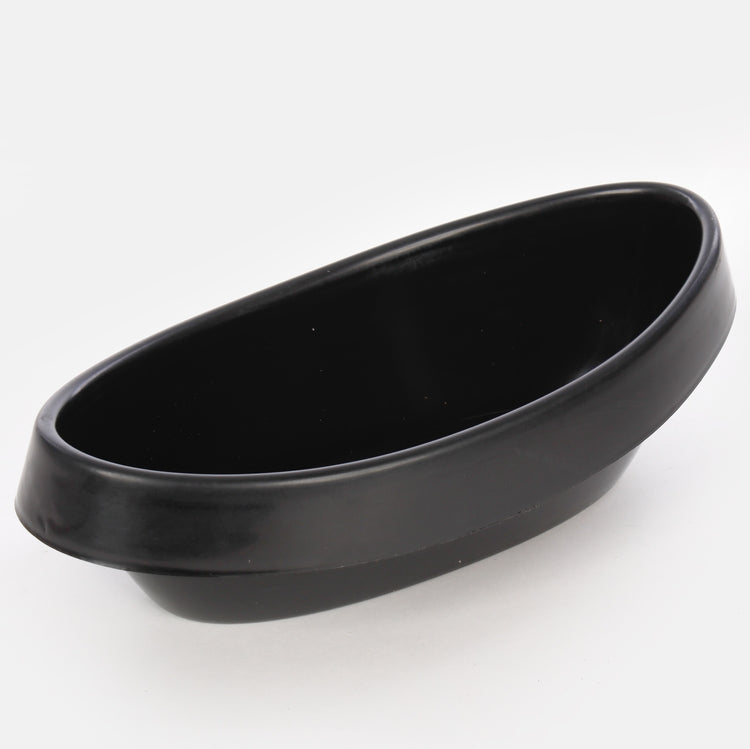Musta Vera kukka-astia muovi 25 cm - Tekokukat