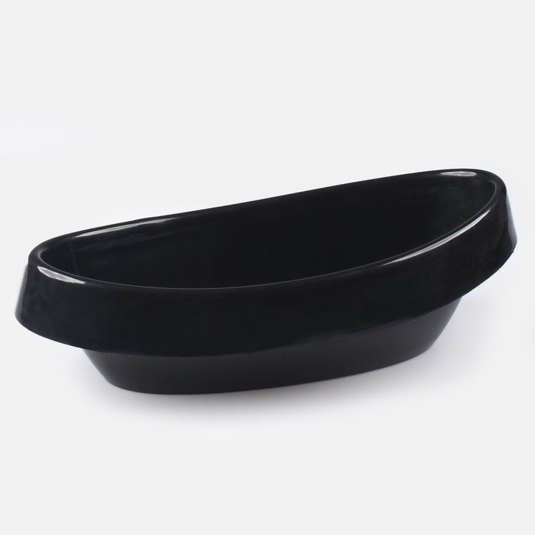 Musta Vera kukkaruukku muovi 35 cm - Tekokukat