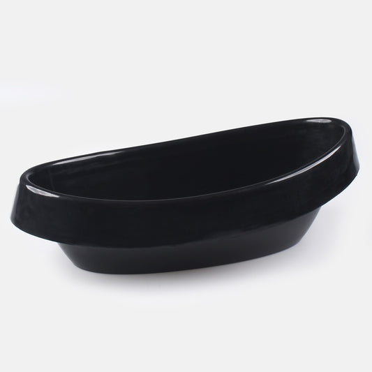 Musta Vera kukkaruukku muovi 35 cm - Tekokukat